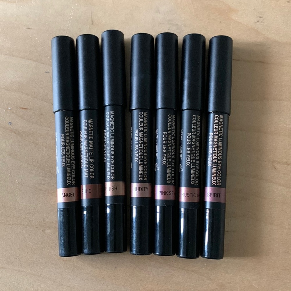 Nudestix Magnetic Eye Color 7 Piece Lot